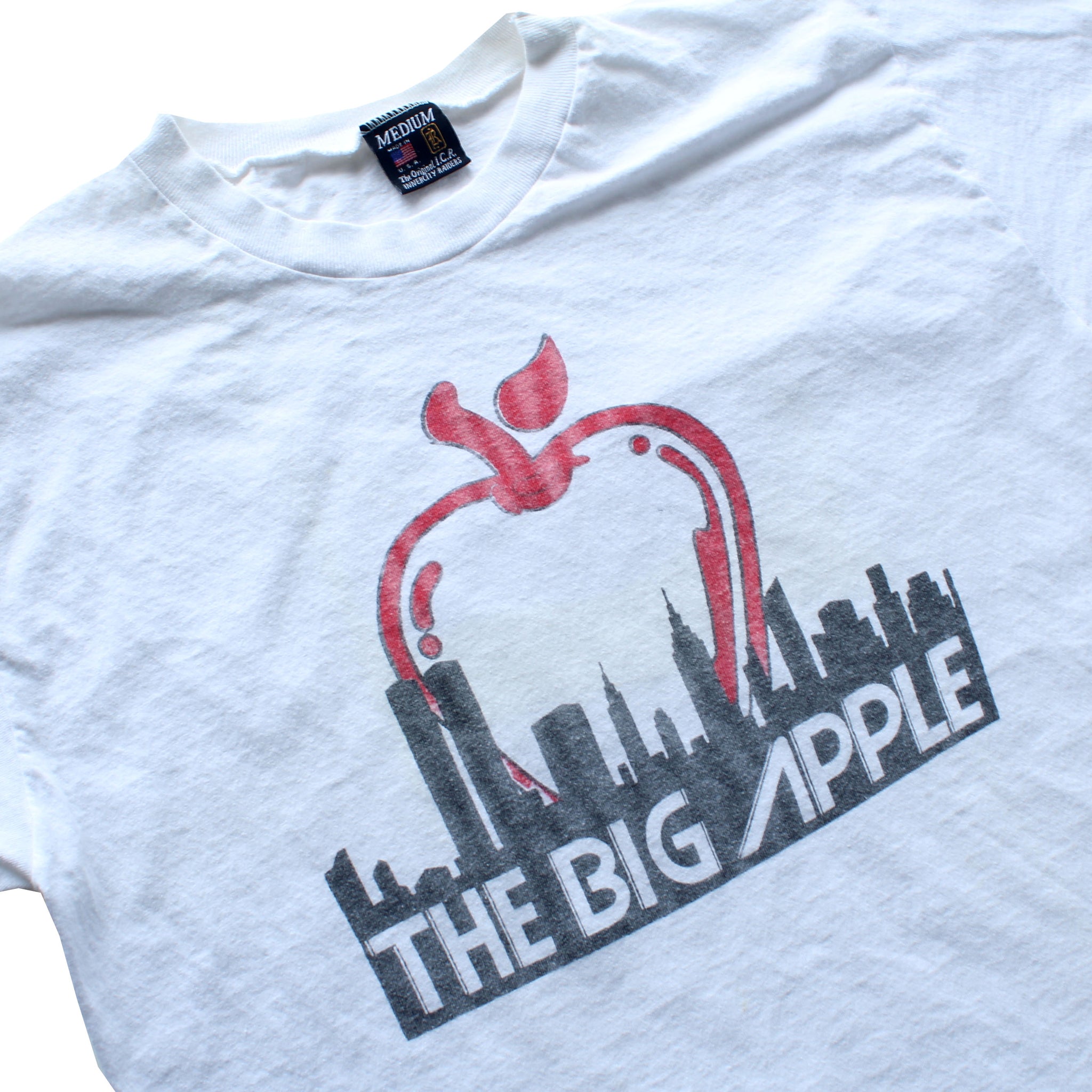 BIG APPLE T/ WHT /M