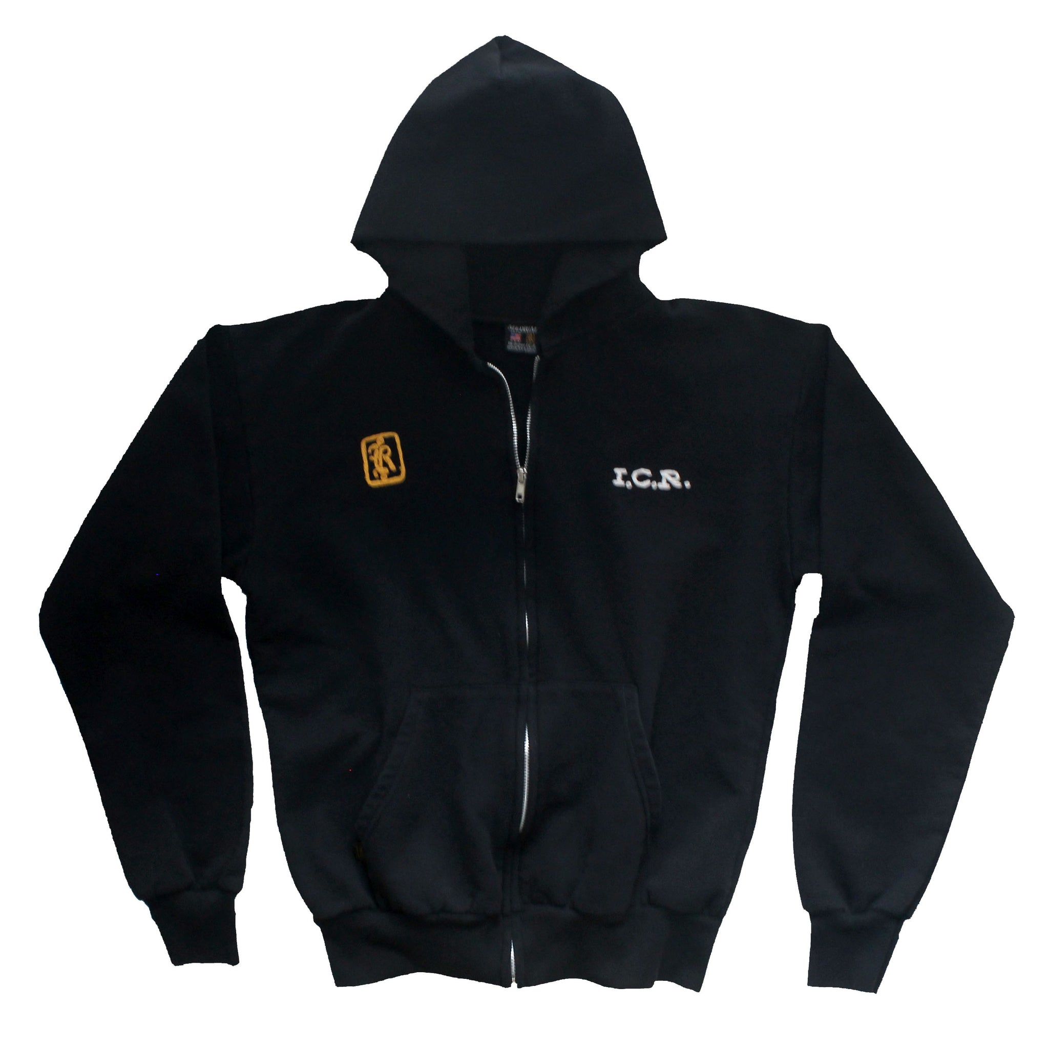 INNERCITY CLUB EMBROIDERED ZIP HOOD/ BLK /M