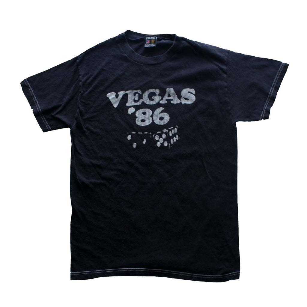 VEGAS T/ BLK w WHT /S