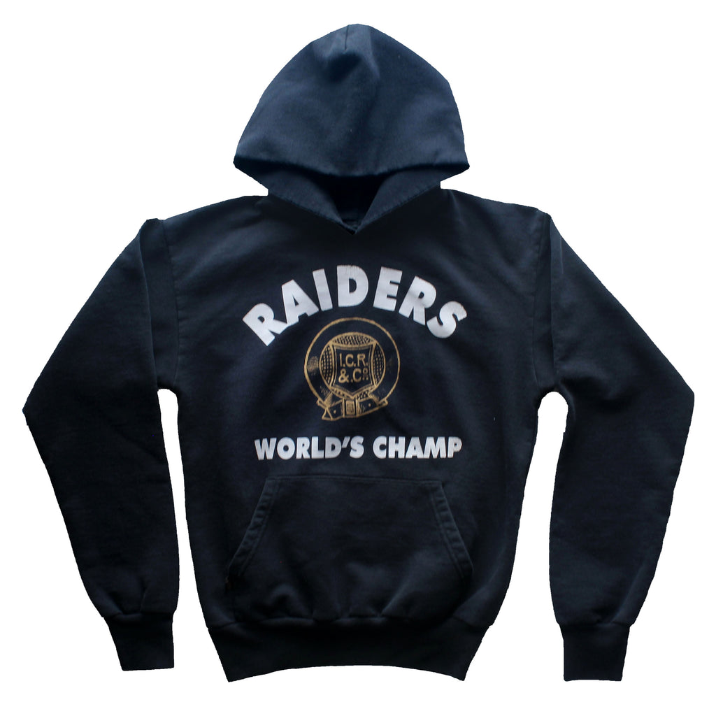 WORLDS CHAMP PULLOVER HOOD/ BLK /XS